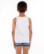 Sleeve less c.s children white - Image 2