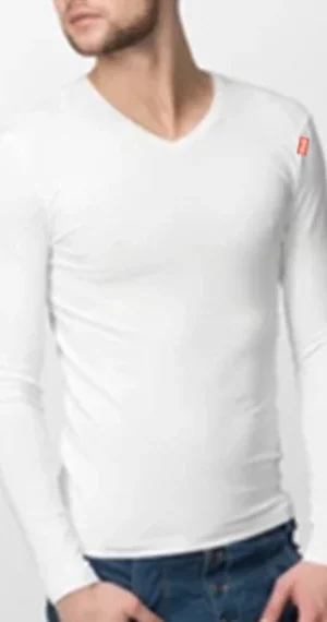 Long sleeve. C.S. V. White