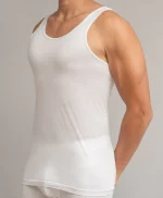 Sleeve less mercirse white - Image 2