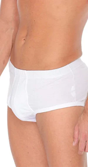 Slip combed. White for man
