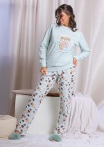 ⁦بيجاما شتوى حريمى 5017⁩ - الصورة ⁦2⁩