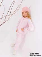 ⁦Girl's Winter Pajama Set-4103⁩ - الصورة ⁦2⁩