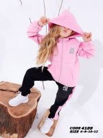 ⁦Girl's Winter Pajama Set-4109⁩ - الصورة ⁦2⁩