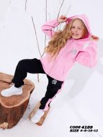 Girl's Winter Pajama Set-4109