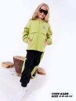 ⁦Girl's Winter Pajama Set-4109⁩ - الصورة ⁦4⁩