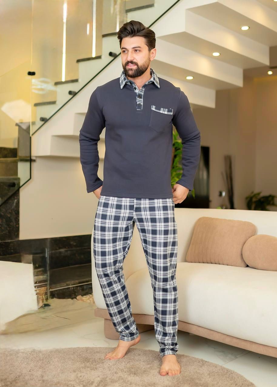 WhatsApp Image 2025-10-28 at 5.38.18 AM (1) Men's Winter Pajama-Gray-1550 - Image 1