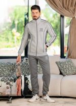 Men's Winter Track Suit-Gray-1553