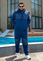 Men's Winter Track Suit-B-Size-1648 - Image 3
