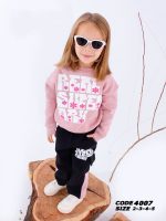 Girl's Winter Pajama Set-4007 - Image 4