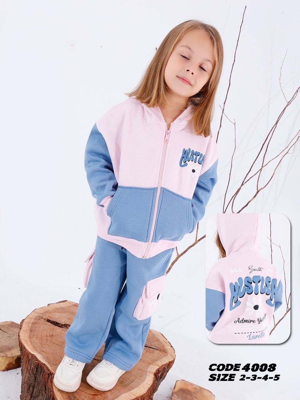 WhatsApp Image 2025-11-08 at 4.08.17 AM (1) Girl's Winter Pajama Set-4008 - الصورة 1