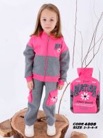⁦Girl's Winter Pajama Set-4007⁩ - الصورة ⁦3⁩