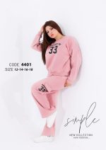 Girl's Winter Pajama Set-4401 - Image 3