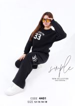 ⁦Girl's Winter Pajama Set-4401⁩ - الصورة ⁦3⁩