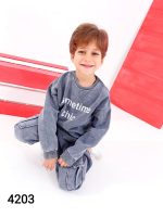 ⁦Boys's Winter Pajama Set-4203⁩ - الصورة ⁦4⁩