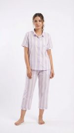 ⁦بيجامة صيفي حريمي – كود - 4465⁩ - الصورة ⁦2⁩