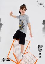 Boys Summer Pajama Set-8301 - Image 3