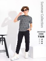 Boys Summer Pajama Set-8328 - Image 3