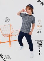 Boys Summer Pajama Set-8328 - Image 5